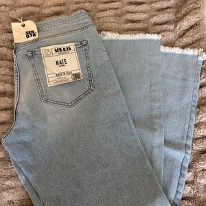 SER.O.YA Light Wash Straight Leg Jeans